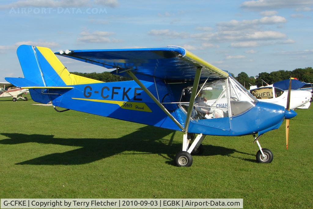 G-CFKE, 2008 Raj Hamsa X-Air Hawk C/N PFA 340-14752, X'AIR HAWK 
Serial No.: PFA 340-14752 
at 2010 National Rally