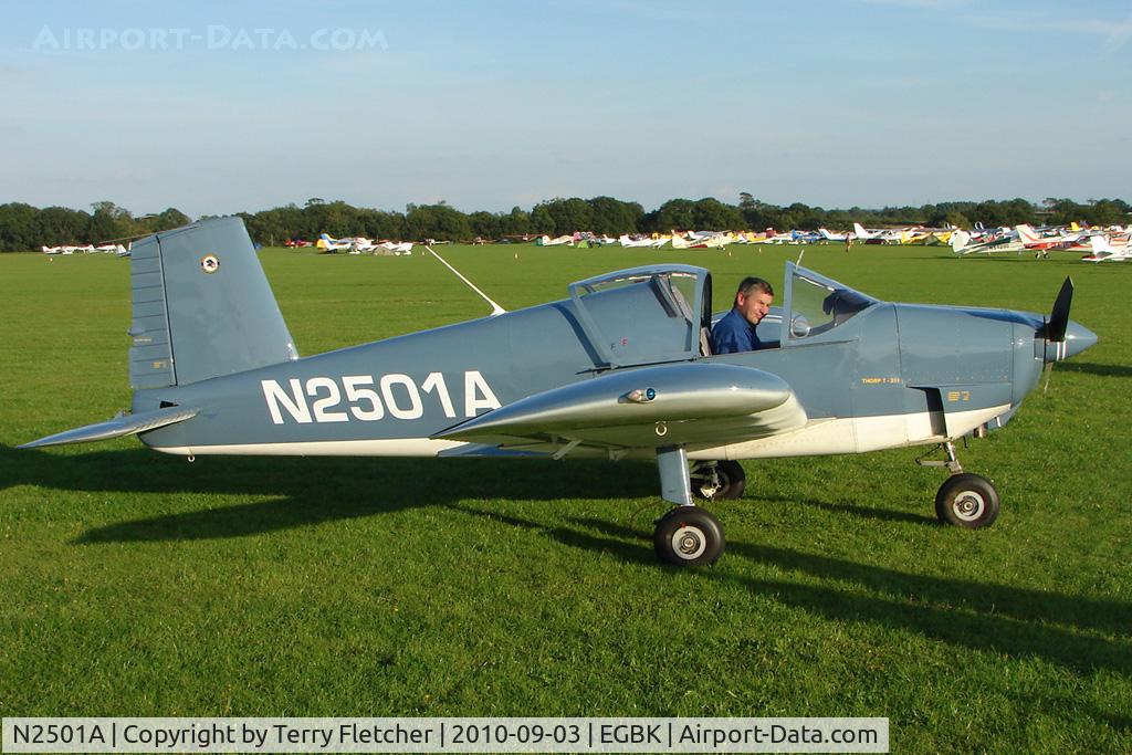 N2501A, 1991 Thorp T-211 Sky Skooter C/N 102, 1991 Thorp Aero Inc T 211, c/n: 102 at 2010 LAA National Rally (UK)