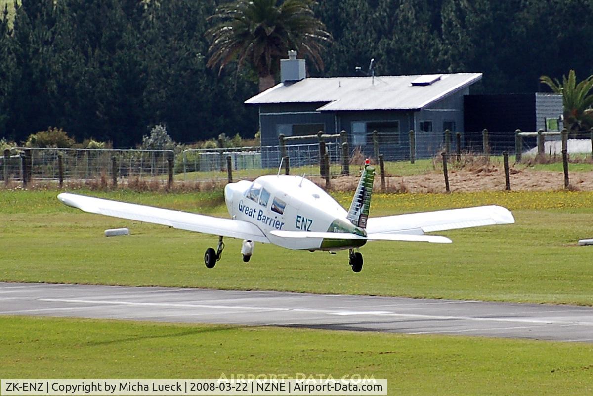 ZK-ENZ, Piper PA-32-260 Cherokee Six Cherokee Six C/N 32-1117, At North Shore Aerodrome