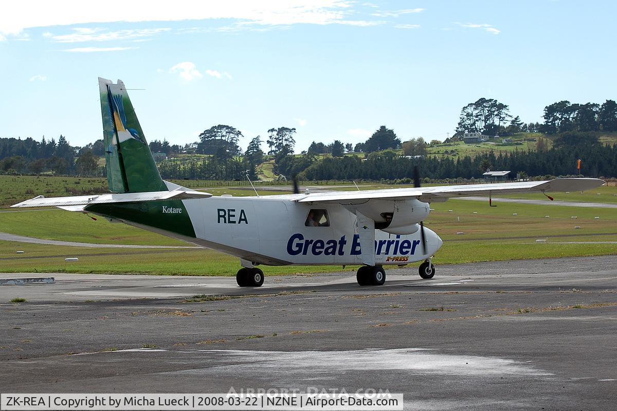 ZK-REA, Britten-Norman BN-2A-26 Islander C/N 43, At North Shore Aerodrome