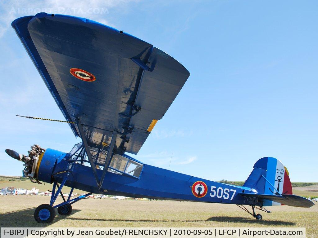F-BIPJ, Morane-Saulnier MS-505 Criquet C/N 149, au parking