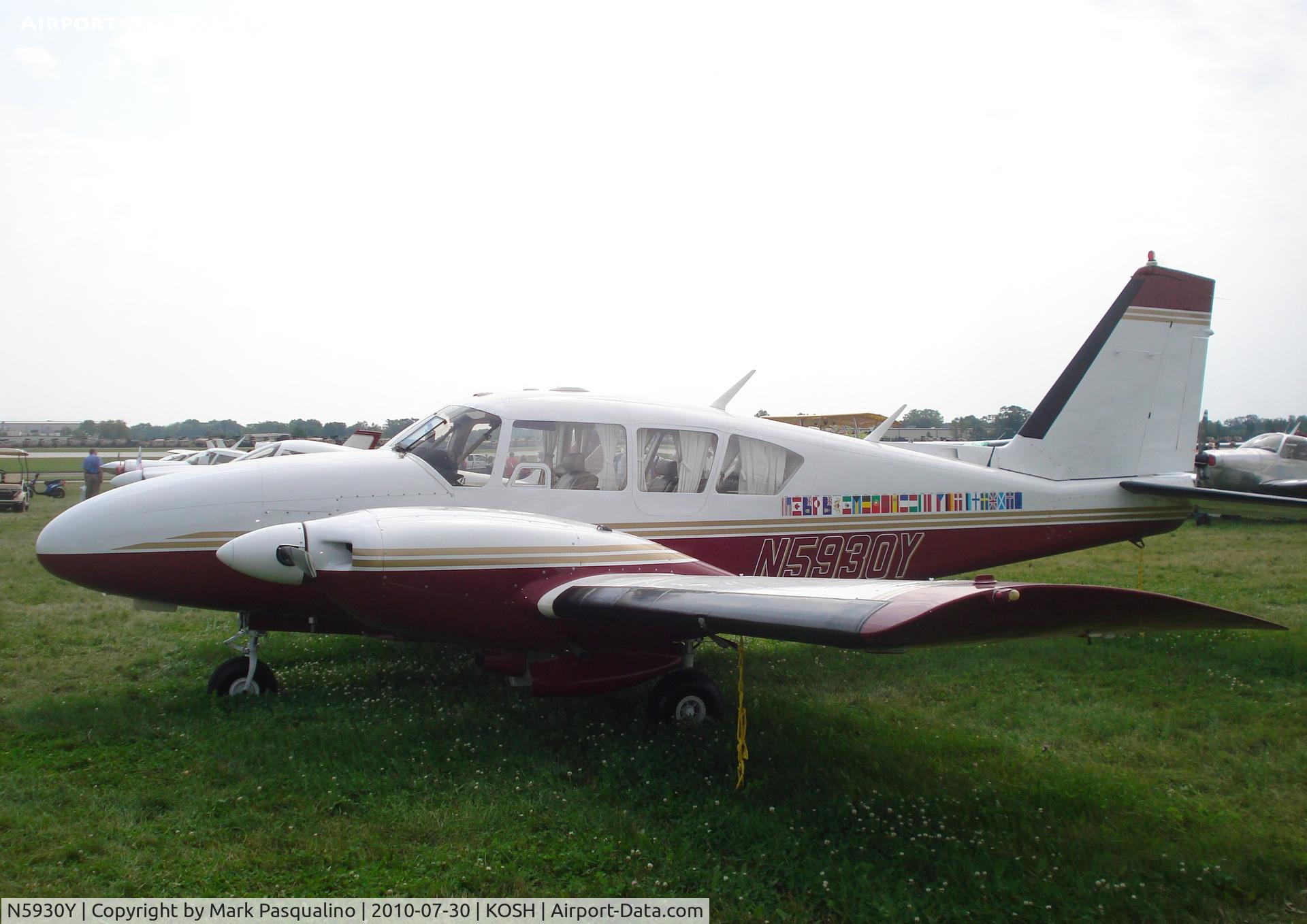 N5930Y, 1965 Piper PA-23-250 Aztec C/N 27-3091, Piper PA-23-250