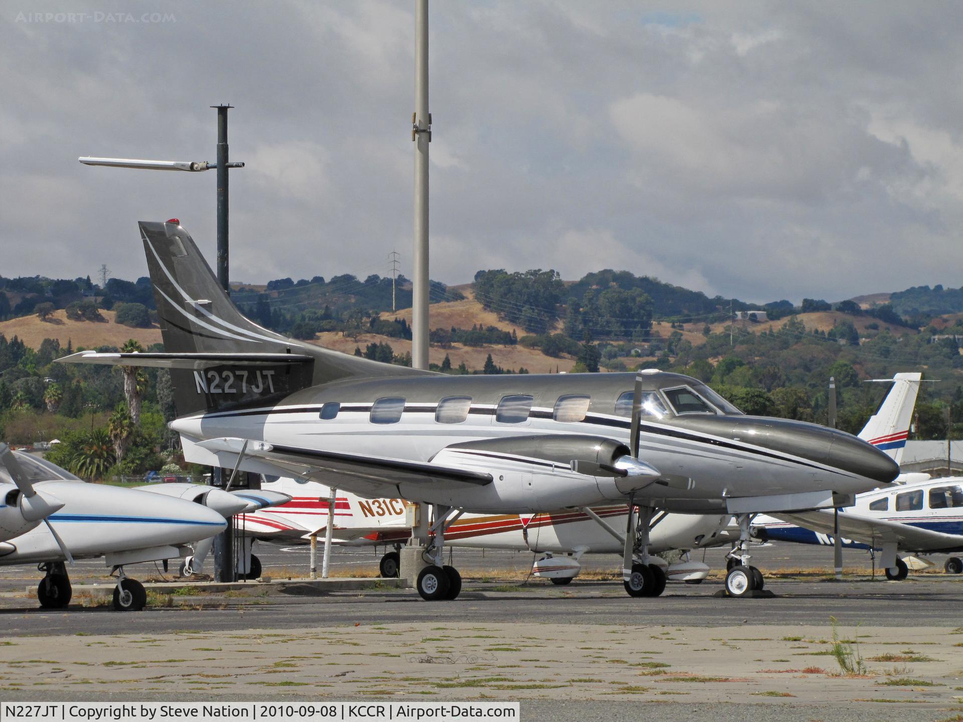 N227JT, 1982 Swearingen SA227-TT Merlin IIIC C/N TT-477A, Swearingen SA-227TT on Sterling Aviation ramp