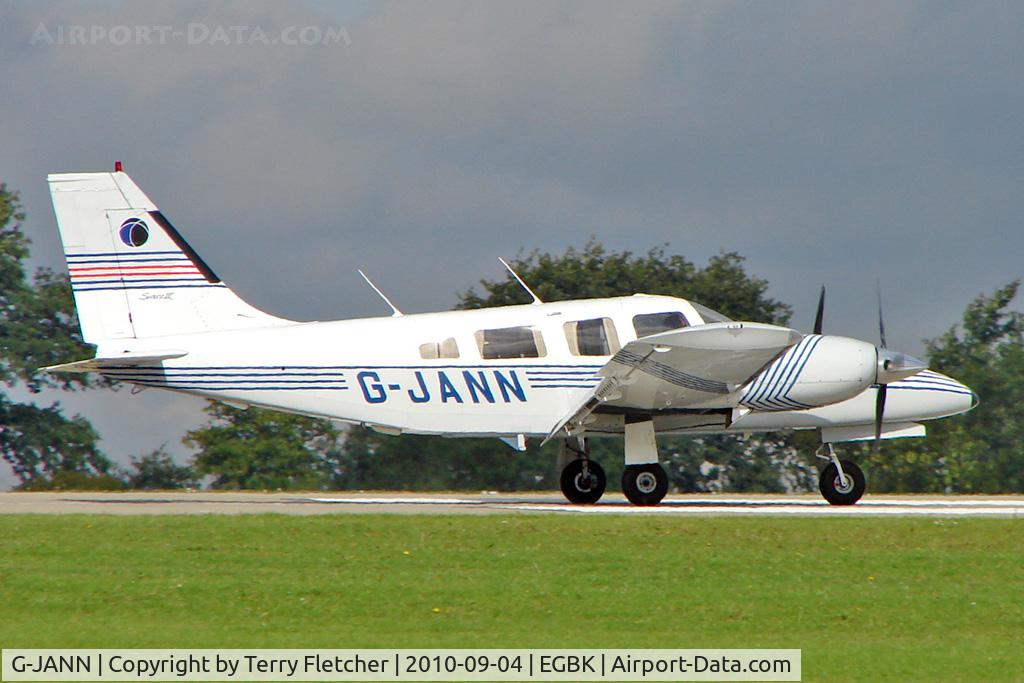 G-JANN, 1988 Piper PA-34-220T Seneca III C/N 34-33133, 1988 Piper PIPER PA-34-220T, c/n: 3433133 at 2010 LAA National Rally