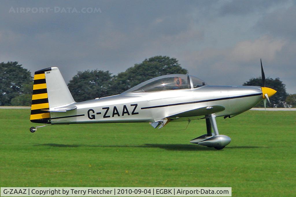 G-ZAAZ, 2003 Vans RV-8 C/N PFA 303-13279, 2003 Soper Pa VANS RV-8, c/n: PFA 303-13279 at 2010 LAA National Rally