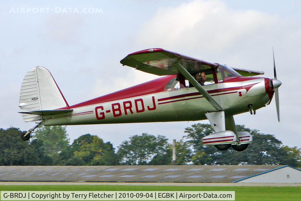 G-BRDJ, 1946 Luscombe 8F Silvaire C/N 3411, 1946 Luscombe Airplane Corporation LUSCOMBE 8F, c/n: 3411 at 2010 LAA National Rally