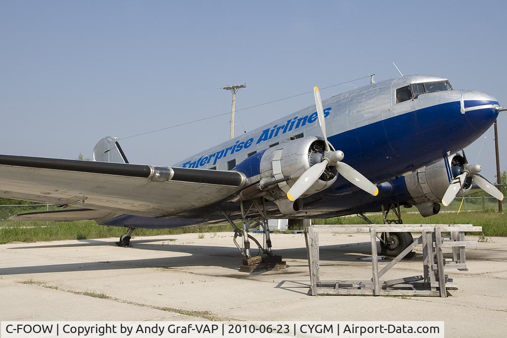 C-FOOW, 1942 Douglas DC3C-S1C3G (C-47A) C/N 13342, Enterprise Airlines DC-3