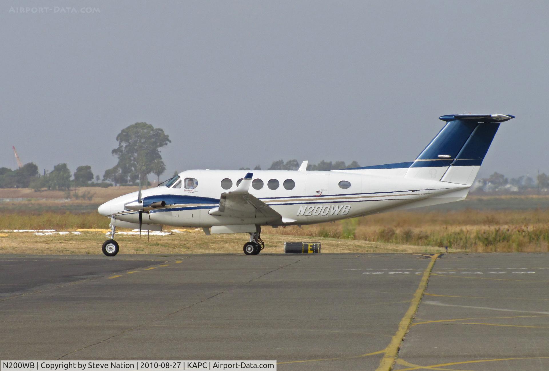 N200WB, 2001 Raytheon B200 King Air C/N BB-1754, West Bay Builders 2001 King Air B200 arriving from Novato, CA (KDVO)