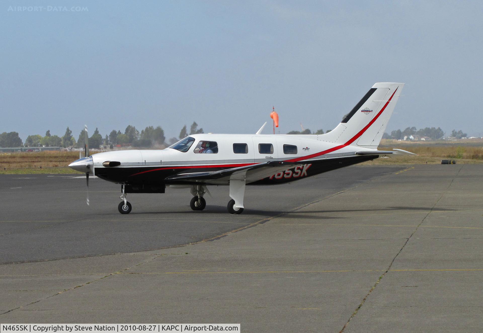 N465SK, 2000 Piper PA-46-500TP Malibu Meridian C/N 4697013, 2000 Piper PA-46-500TP arriving from Chino, CA (KCNO)