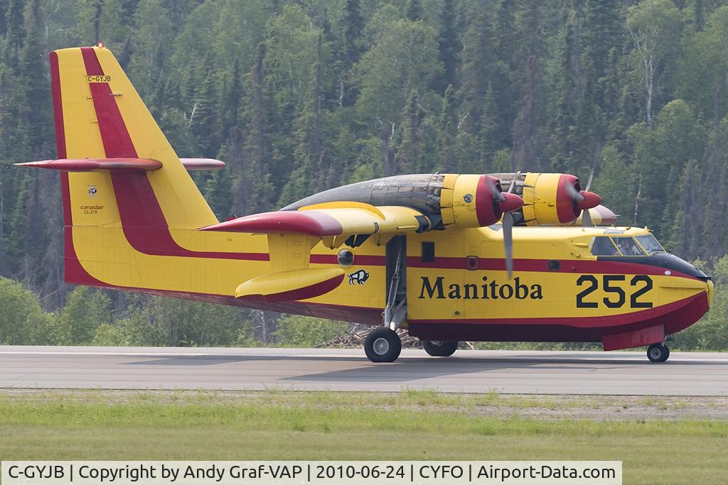 C-GYJB, 1982 Canadair CL-215-IV (CL-215-1A10) C/N 1068, Province Of Manitoba CL-215