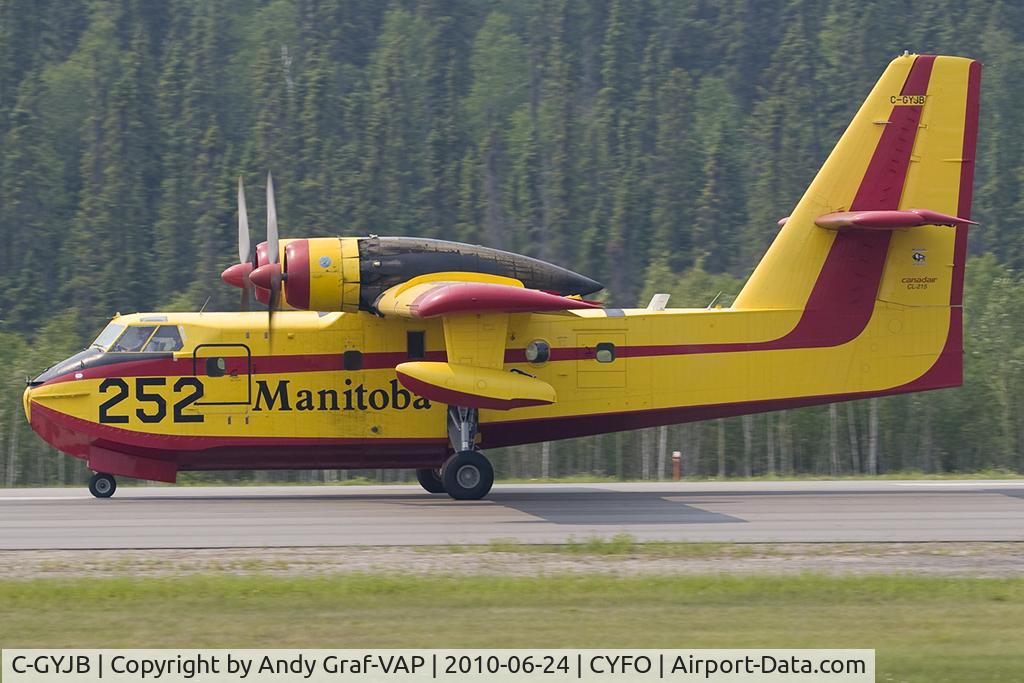 C-GYJB, 1982 Canadair CL-215-IV (CL-215-1A10) C/N 1068, Province Of Manitoba CL-215