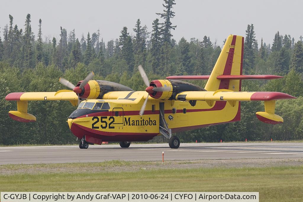 C-GYJB, 1982 Canadair CL-215-IV (CL-215-1A10) C/N 1068, Province Of Manitoba CL-215