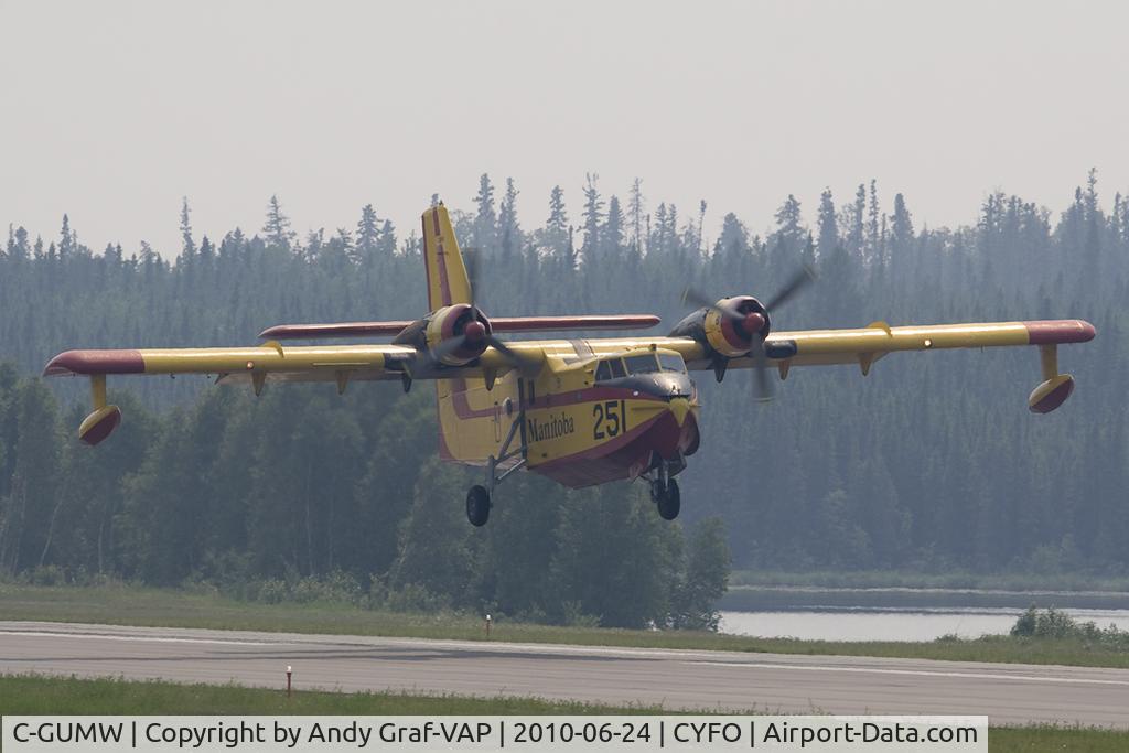 C-GUMW, 1978 Canadair CL-215-III (CL-215-1A10) C/N 1065, Province Of Manitoba CL-215