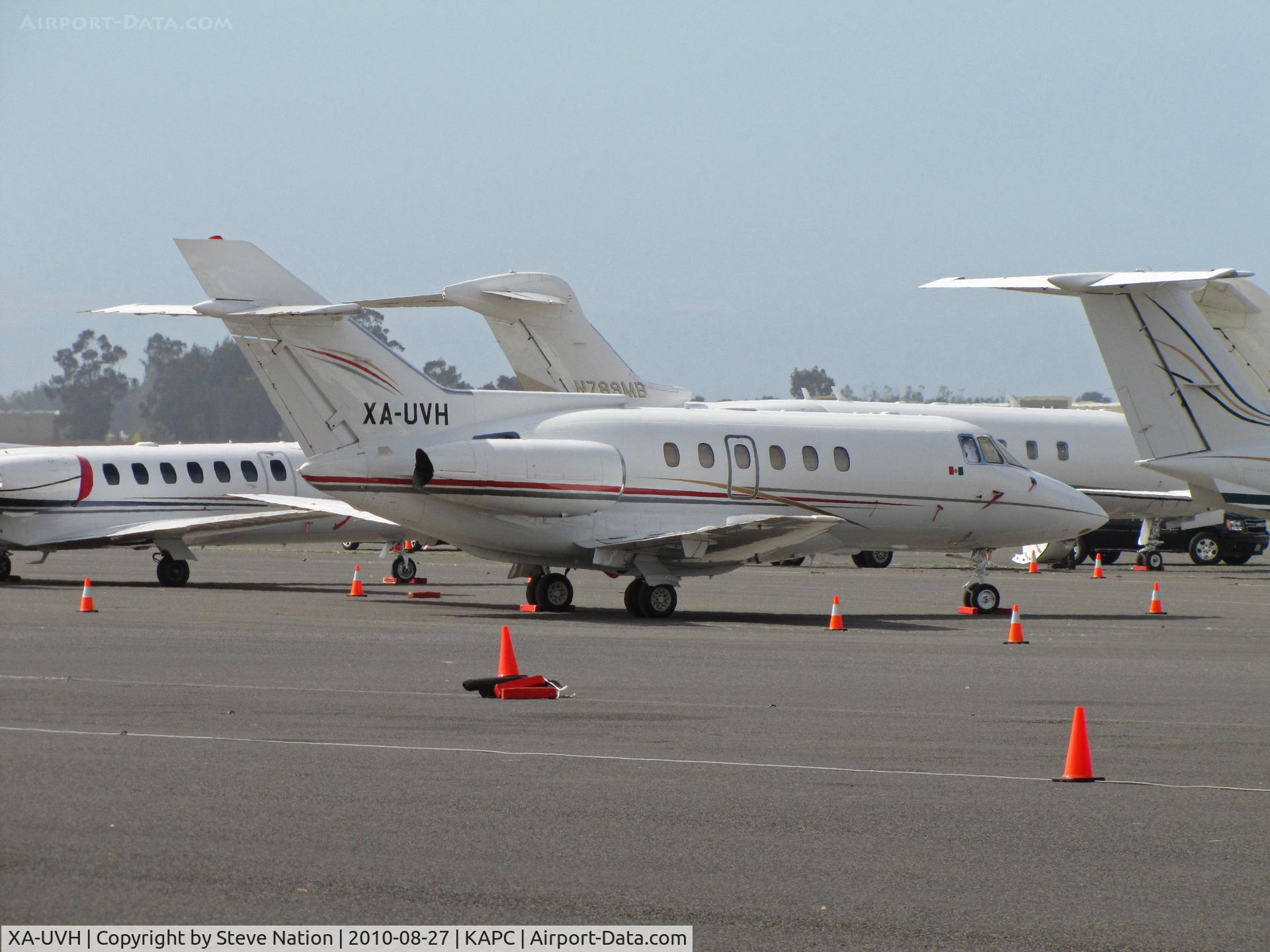 XA-UVH, 1989 British Aerospace BAe.125-800 C/N 258152, 1989 BAE HS-125-800B (cn 258152) visiting Napa, CA