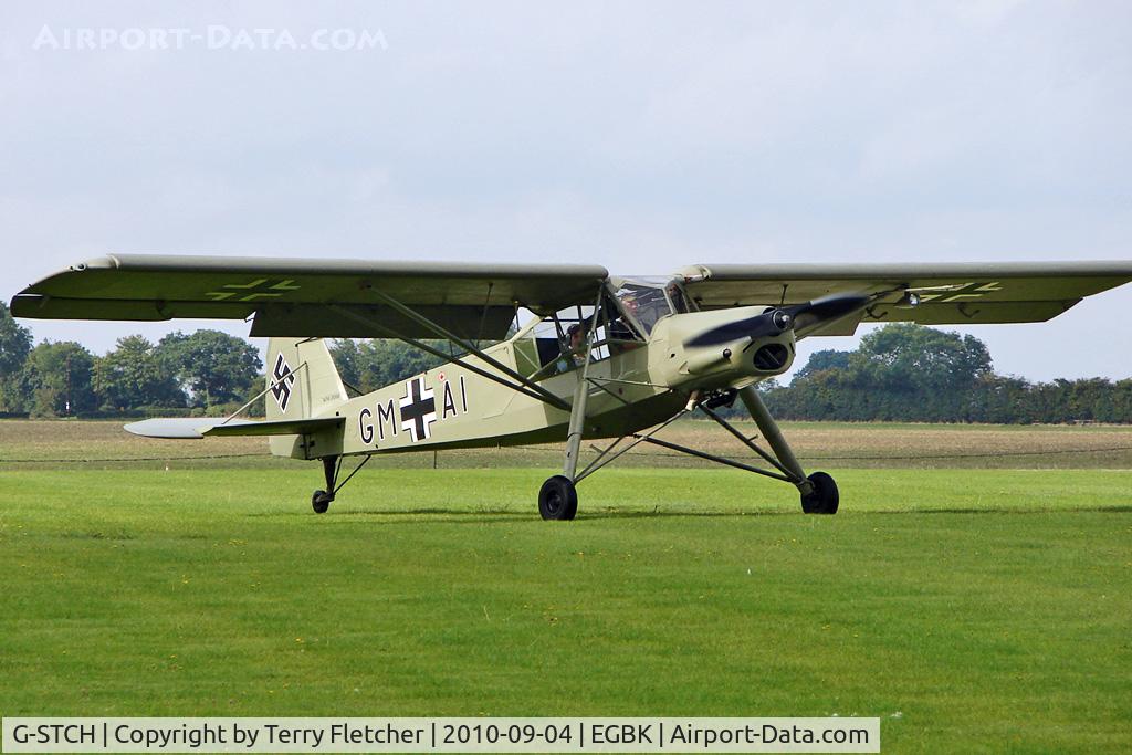 G-STCH, 1942 Fieseler Fi-156A-1 Storch C/N 2088, 1942 Fiesler Werke Gmbh FIESLER F156A-1, c/n: 2088 at 2010 LAA National Rally