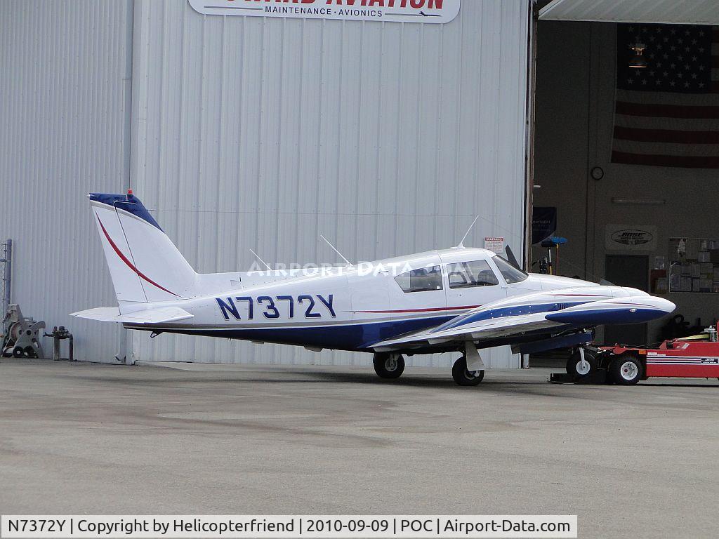 N7372Y, 1964 Piper PA-30 Twin Comanche C/N 30-424, Waiting to be re-positioned at Howard Aviation