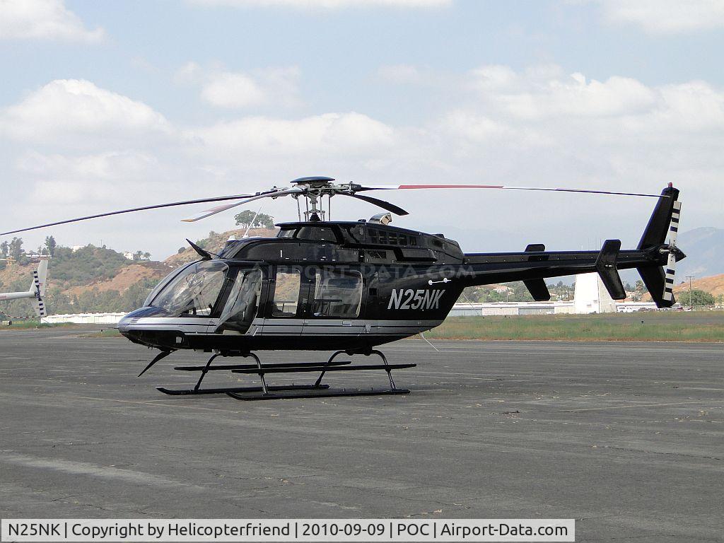N25NK, 2008 Bell 407 C/N 53885, Parked on the eastside of Brackett