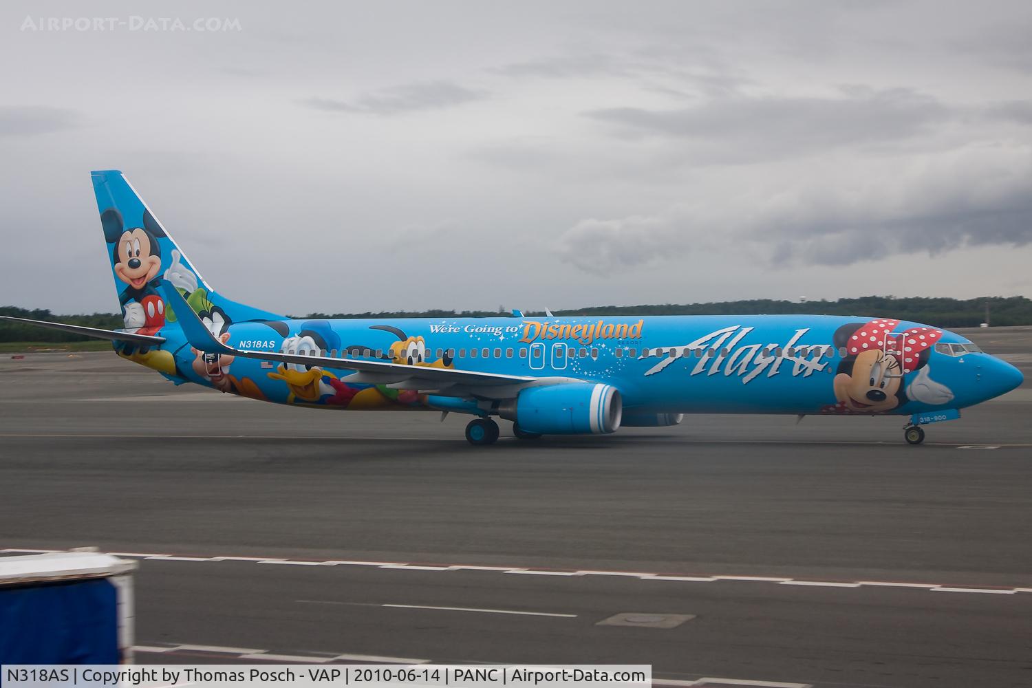 N318AS, 2003 Boeing 737-990 C/N 30018, Alaska Airlines