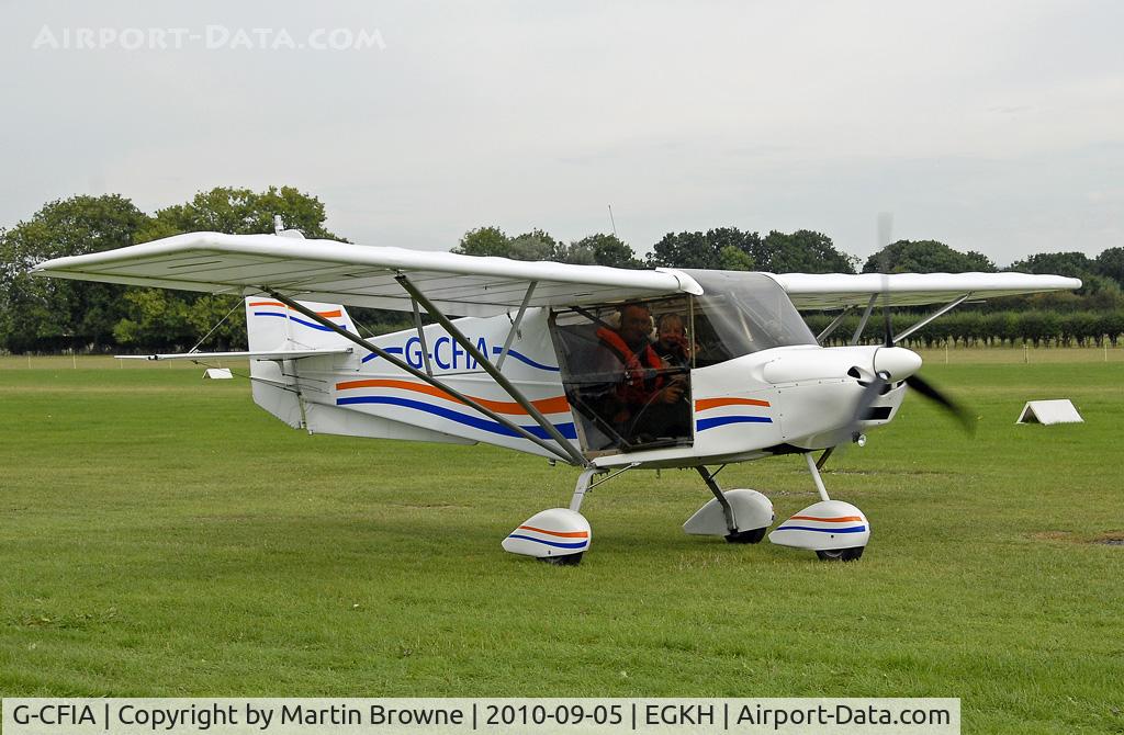 G-CFIA, 2008 Skyranger Swift 912S(1) C/N BMAA/HB/561, SHOT AT HEADCORN