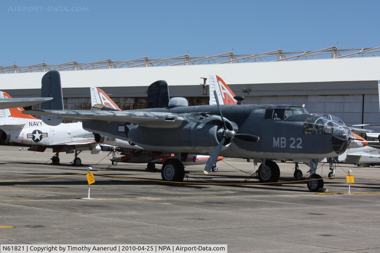 N61821, North American B-25J Mitchell C/N 44-29035, North American B-25J, c/n: 44-29035, Bu 35087