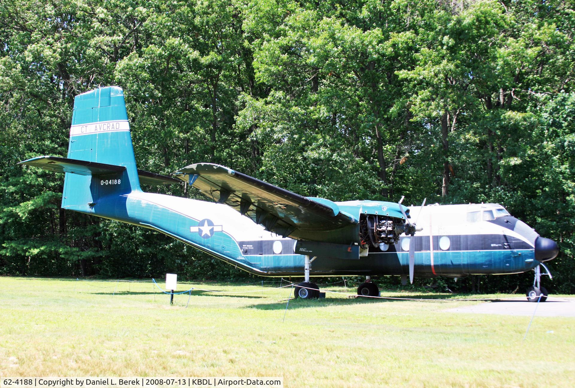 62-4188, 1962 De Havilland Canada C-7B Caribou C/N 130, I have always like the turquoise blue on this aircraft.