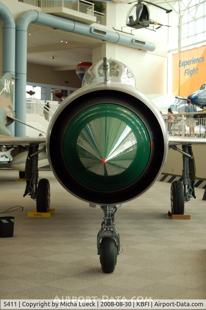 5411, Mikoyan-Gurevich MiG-21PFM C/N 94A5411, At the Museum of Flight, Seattle