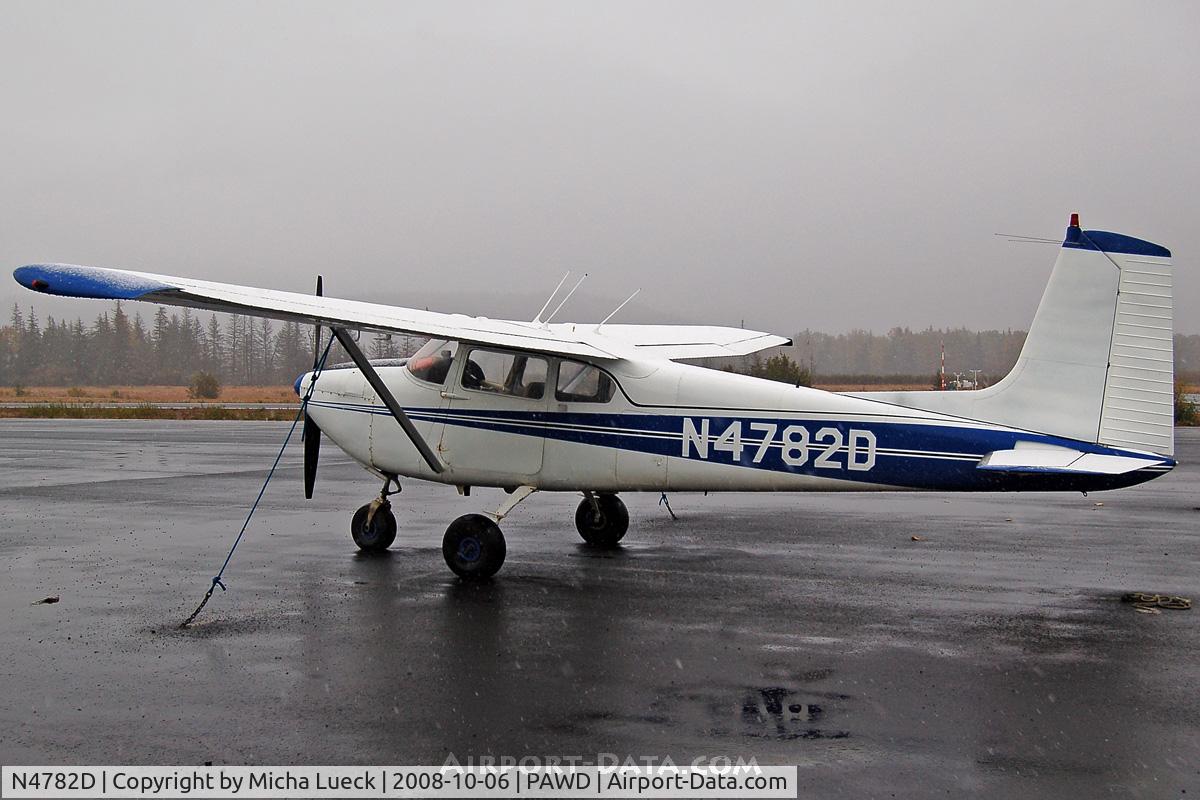 N4782D, 1958 Cessna 182A Skylane C/N 34882, At Seward