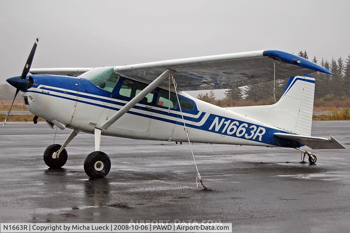 N1663R, 1974 Cessna A185F Skywagon 185 C/N 18502386, At Seward