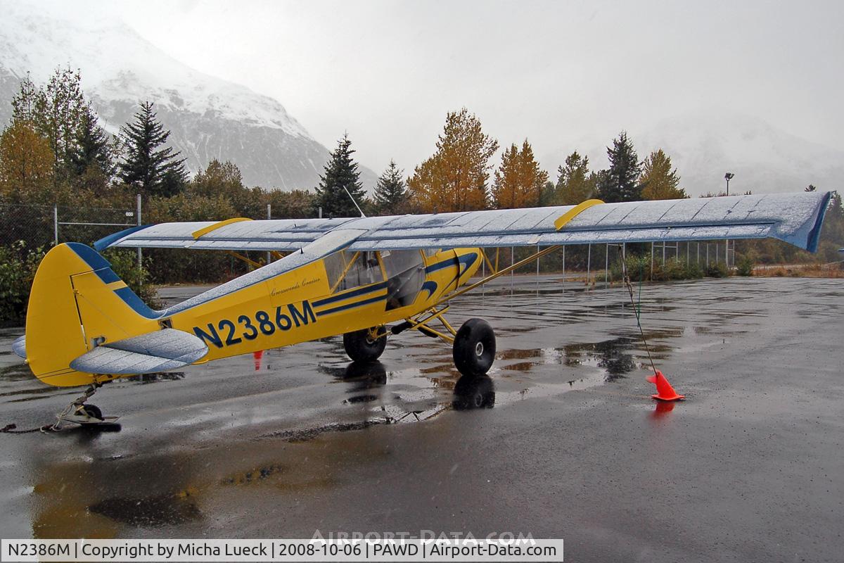 N2386M, 1946 Piper PA-12S Super Cruiser C/N 12-1628, At Seward