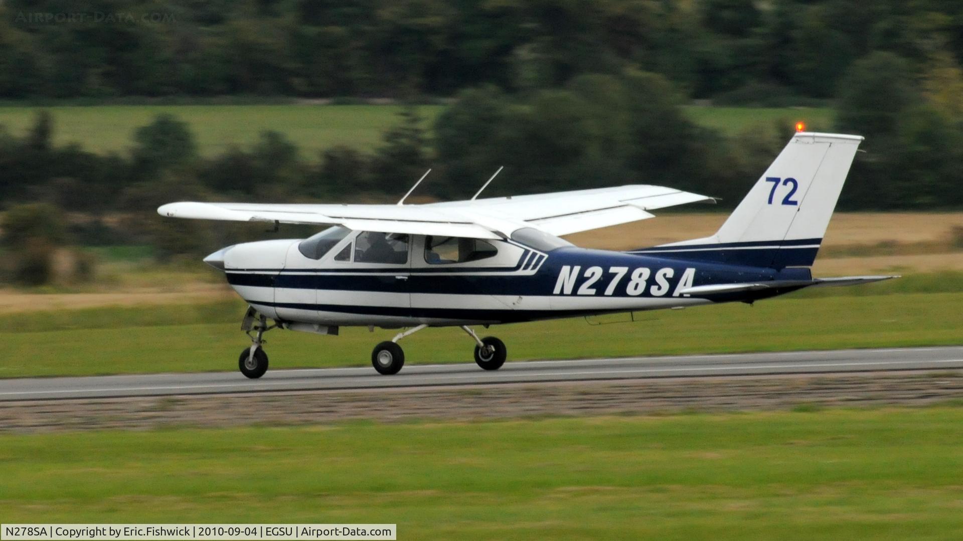 N278SA, 1974 Cessna 177RG Cardinal C/N 177RG0571, N278SA departing IWM Duxford Battle of Britain Air Show Sep. 2010