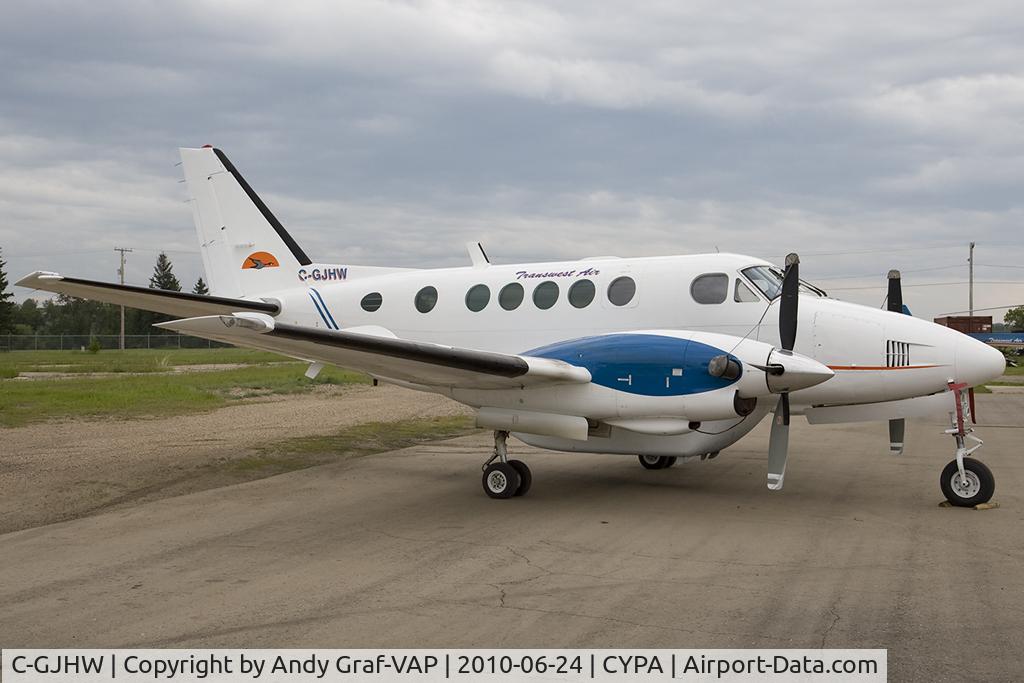 C-GJHW, 1973 Beech A100 King Air C/N B-175, Transwest Air Beech 100