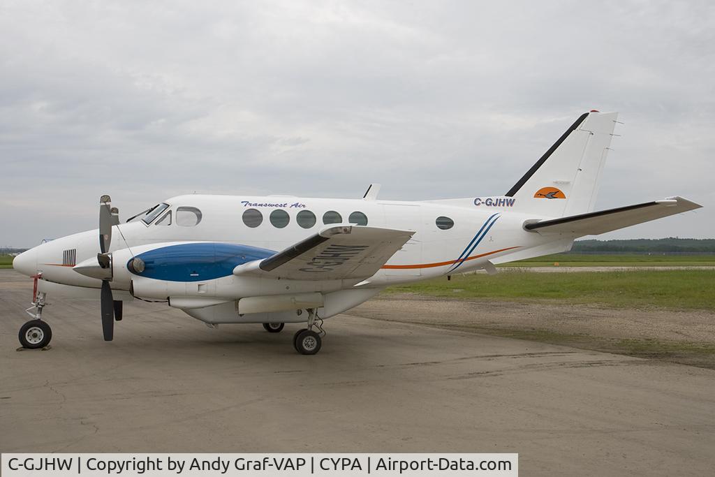 C-GJHW, 1973 Beech A100 King Air C/N B-175, Transwest Air Beech 100