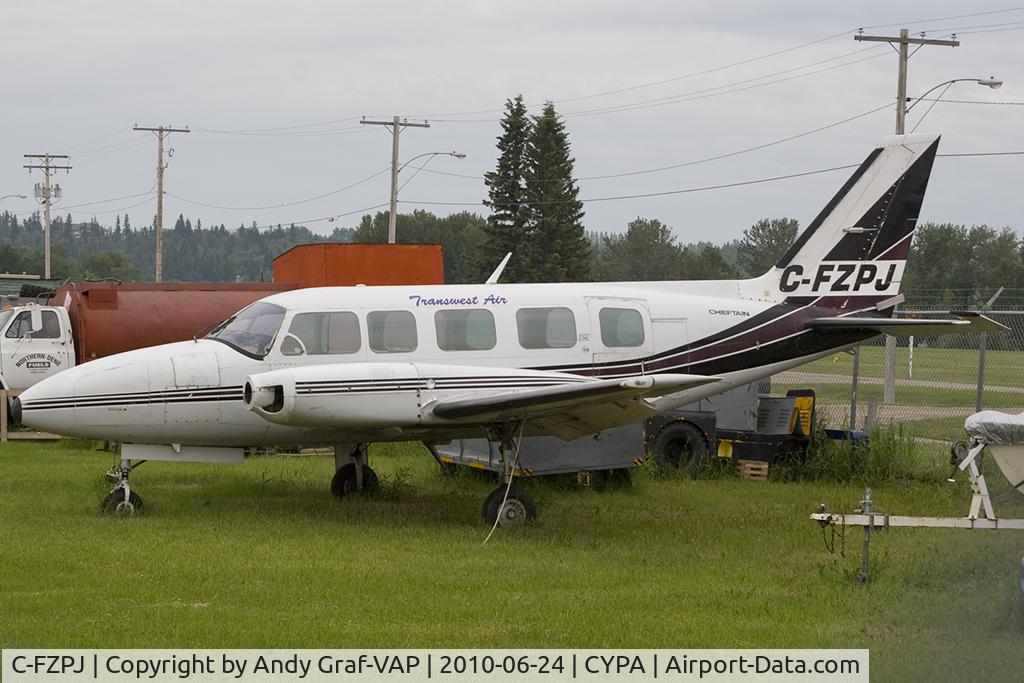 C-FZPJ, 1977 Piper PA-31-350 Chieftain C/N 31-7752185, Transwest Air Piper PA-31