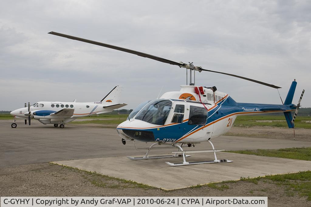 C-GYHY, 1978 Bell 206B JetRanger III C/N 2317, Transwest Air Bell 206