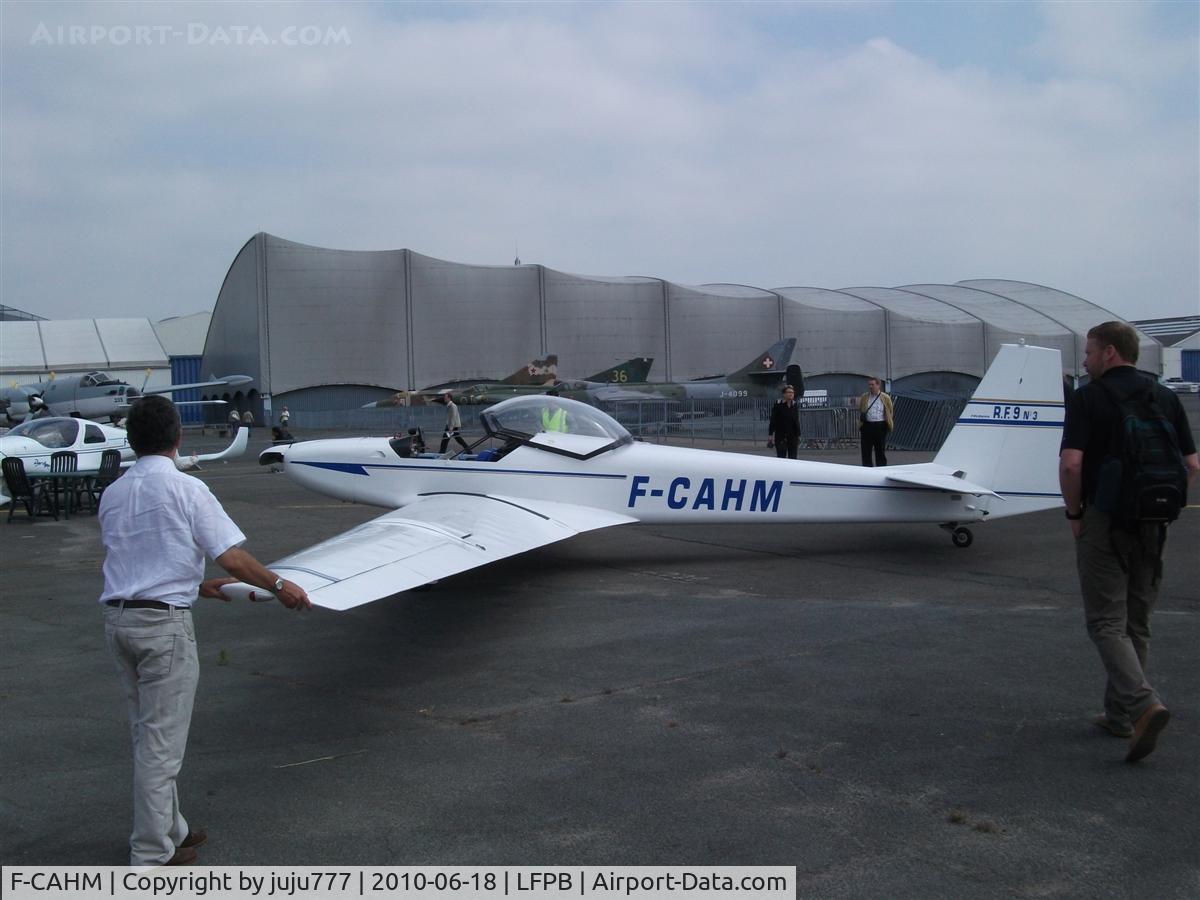 F-CAHM, Fournier RF-9 C/N 3, on display for Fournier anniversary at Le Bourget