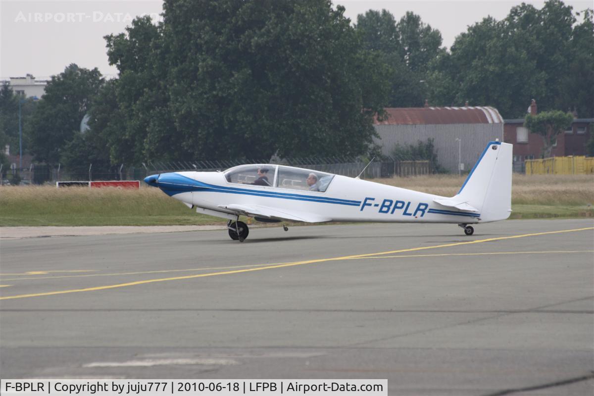 F-BPLR, Sportavia-Putzer RF-5 C/N 5067, on display for Fournier anniversary at Le Bourget whis Mr fournier on rear place