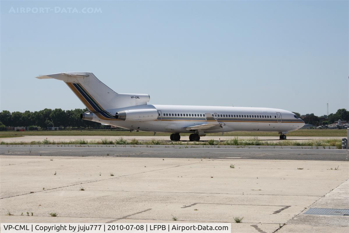 VP-CML, 1982 Boeing 727-2Y4 C/N 22968, on transit at Le Bourget