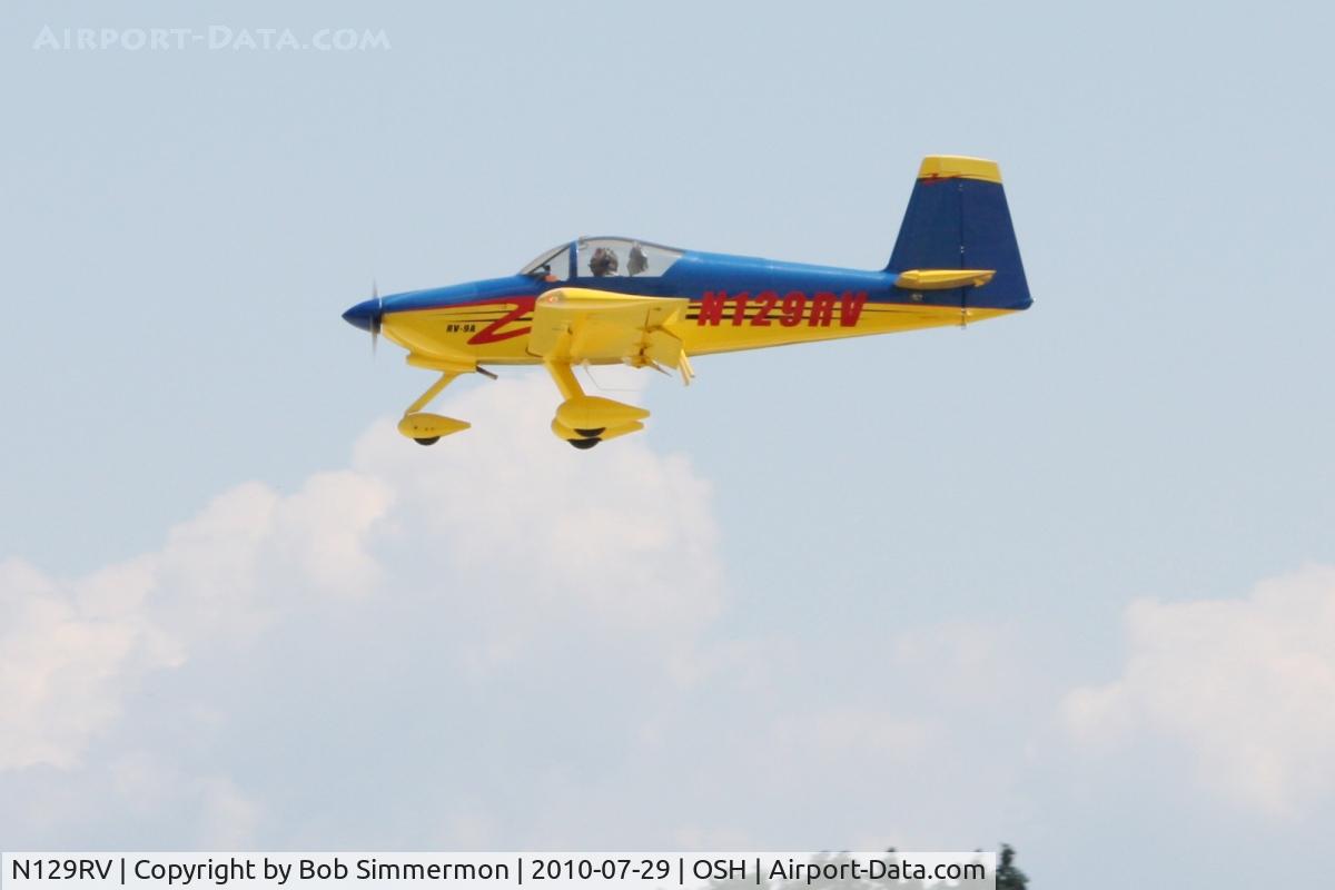 N129RV, 2000 Vans RV-9A C/N 2, Landing at Oshkosh, Wisconsin during Airventure 2010