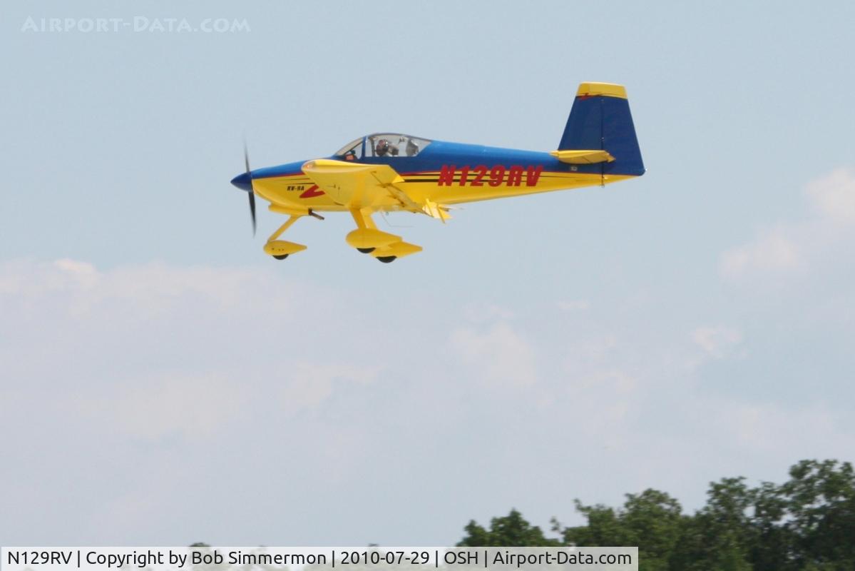N129RV, 2000 Vans RV-9A C/N 2, Landing at Oshkosh, Wisconsin during Airventure 2010