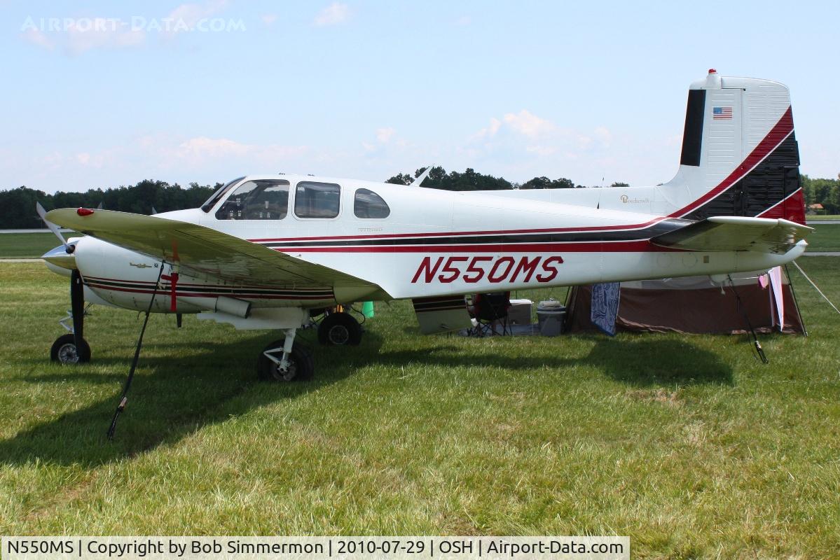 N550MS, 1960 Beech D50C Twin Bonanza C/N DH-276, Oshkosh, Wisconsin during Airventure 2010