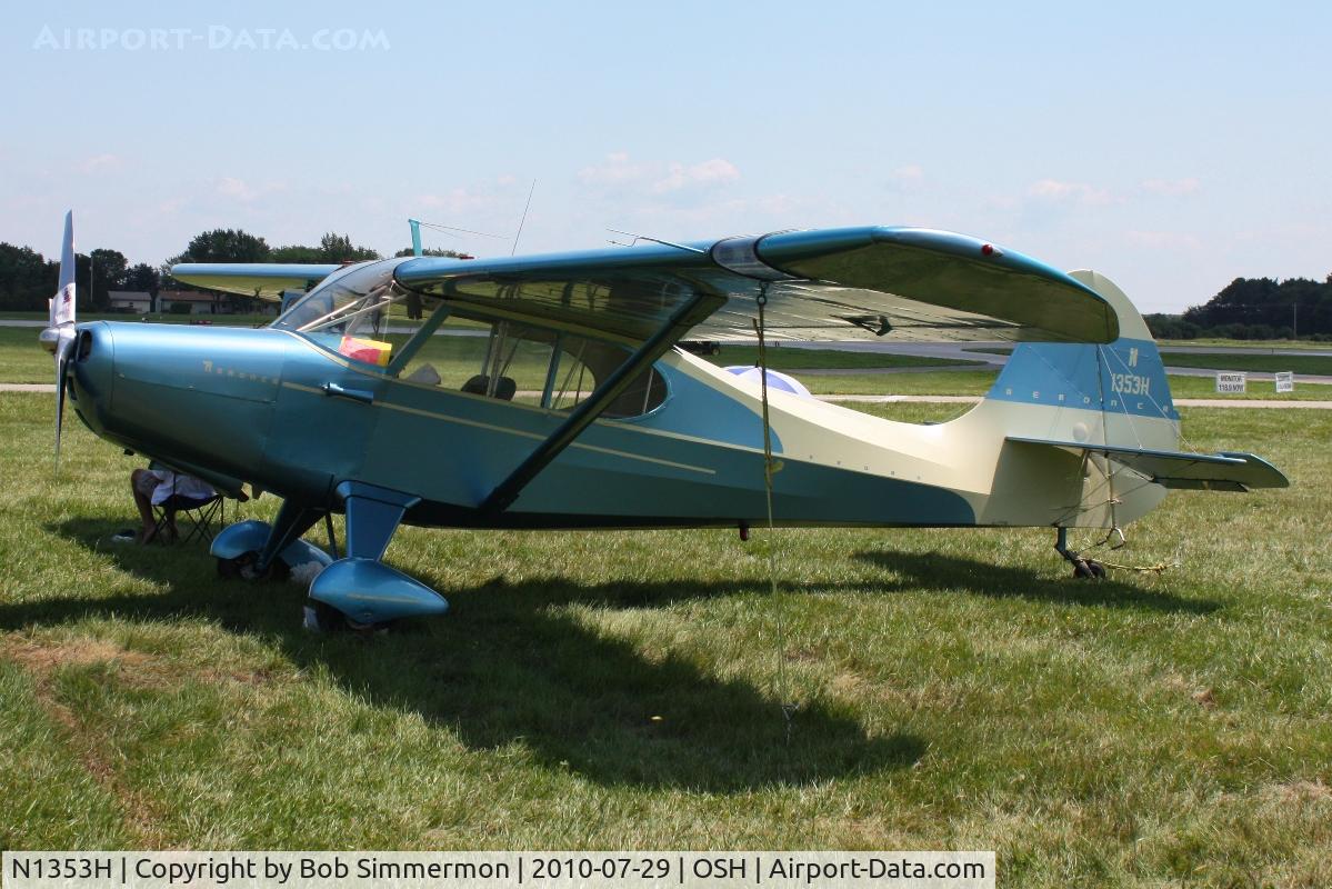 N1353H, 1949 Aeronca 15AC Sedan C/N 15AC-397, Oshkosh, Wisconsin during Airventure 2010