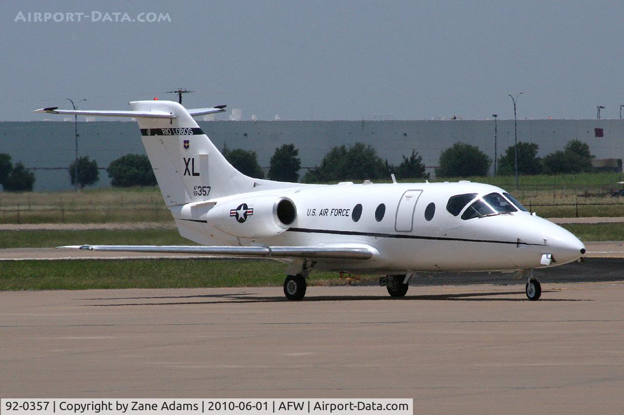 92-0357, 1992 Beechcraft T-1A Jayhawk C/N TT-71, At Alliance Airport, Fort Worth, TX