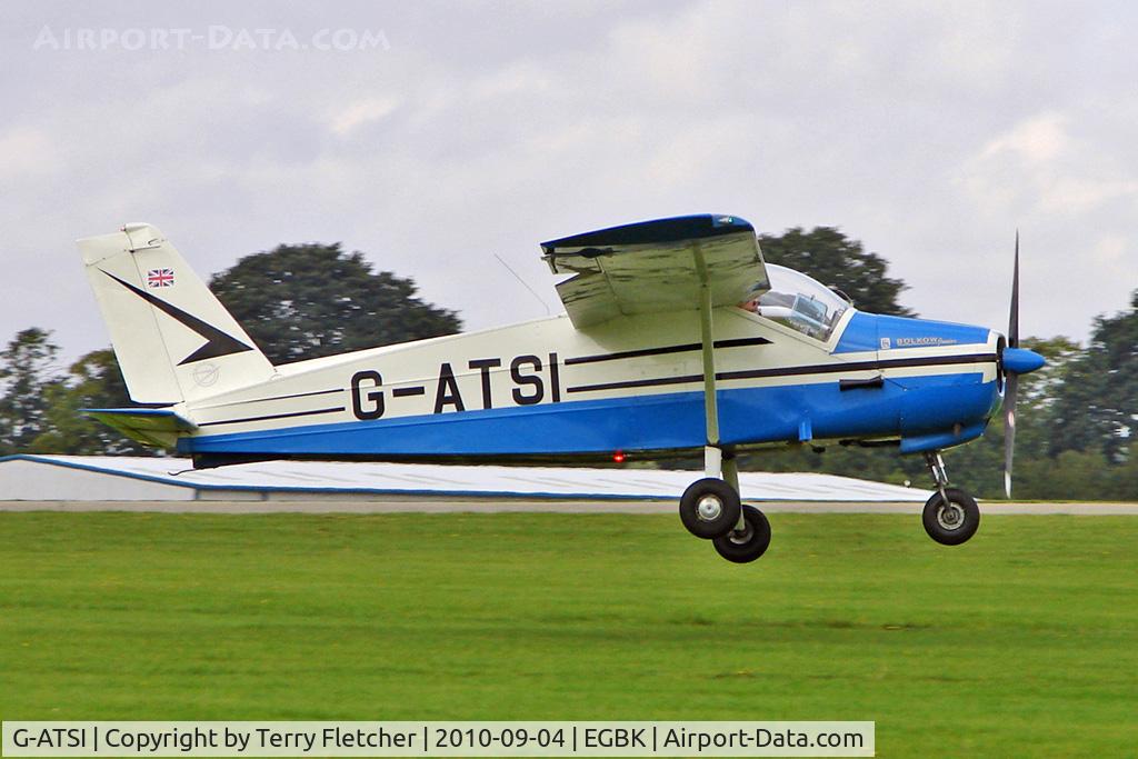 G-ATSI, 1966 Bolkow Bo-208C Junior C/N 605, 1966 Bolkow Apparatebau Gmbh BOLKOW BO 208C JUNIOR, c/n: 605 at 2010 LAA National Rally