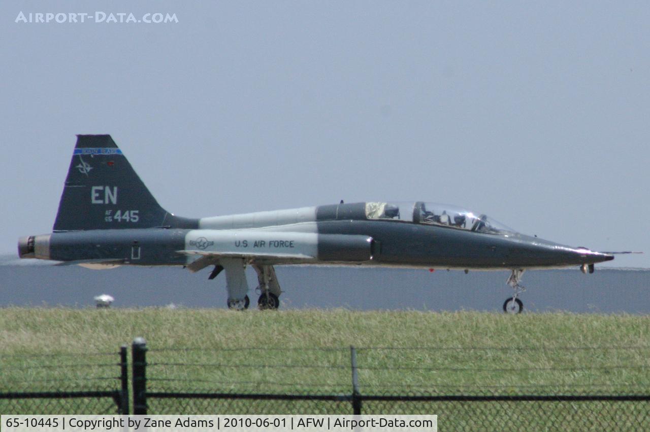 65-10445, 1965 Northrop T-38A-60-NO Talon C/N N.5864, At Alliance Airport, Fort Worth, TX
