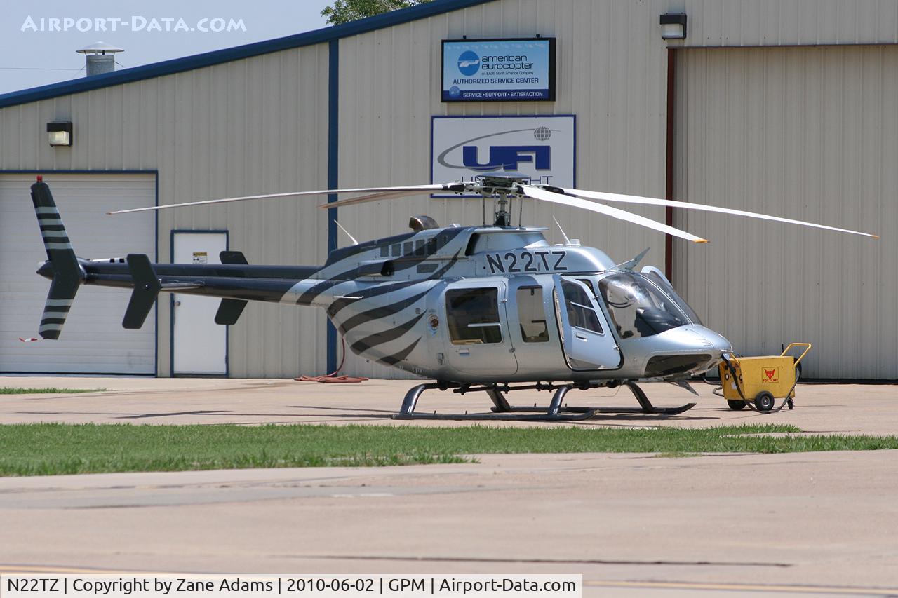 N22TZ, 1999 Bell 407 C/N 53377, At Grand Prairie Municipal