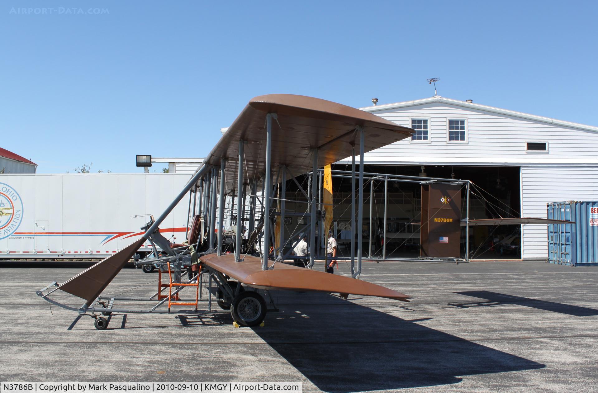 N3786B, 1981 Wright Model B Flyer Replica C/N 001, Wright B Flyer