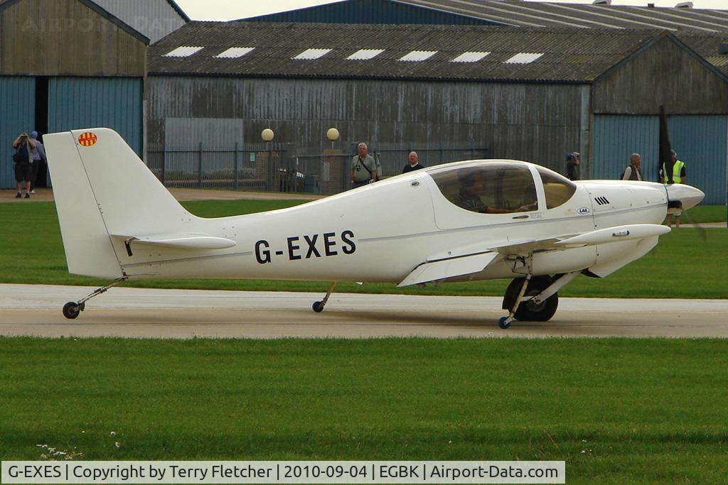 G-EXES, 2005 Europa XS Monowheel C/N PFA 247-13574, 2005 Barraclough D EUROPA XS, c/n: PFA 247-13574 at 2010 LAA National Rally