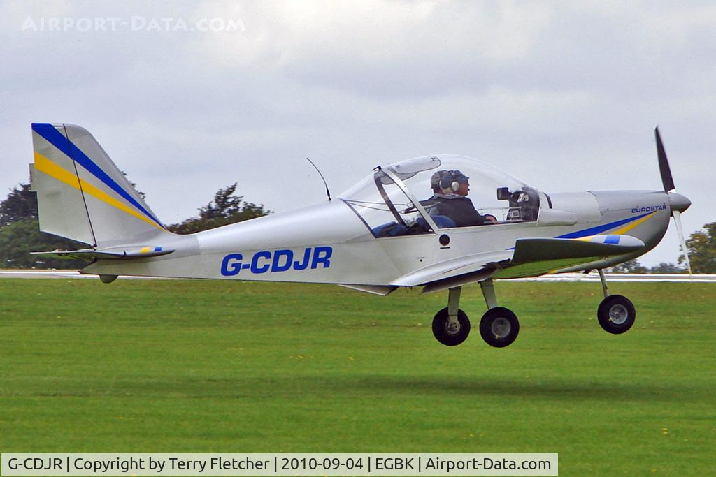 G-CDJR, 2005 Cosmik EV-97 Eurostar C/N 2318, 2005 Cosmik Aviation Ltd EV-97 TEAMEUROSTAR UK, c/n: 2318 at 2010 LAA National Rally