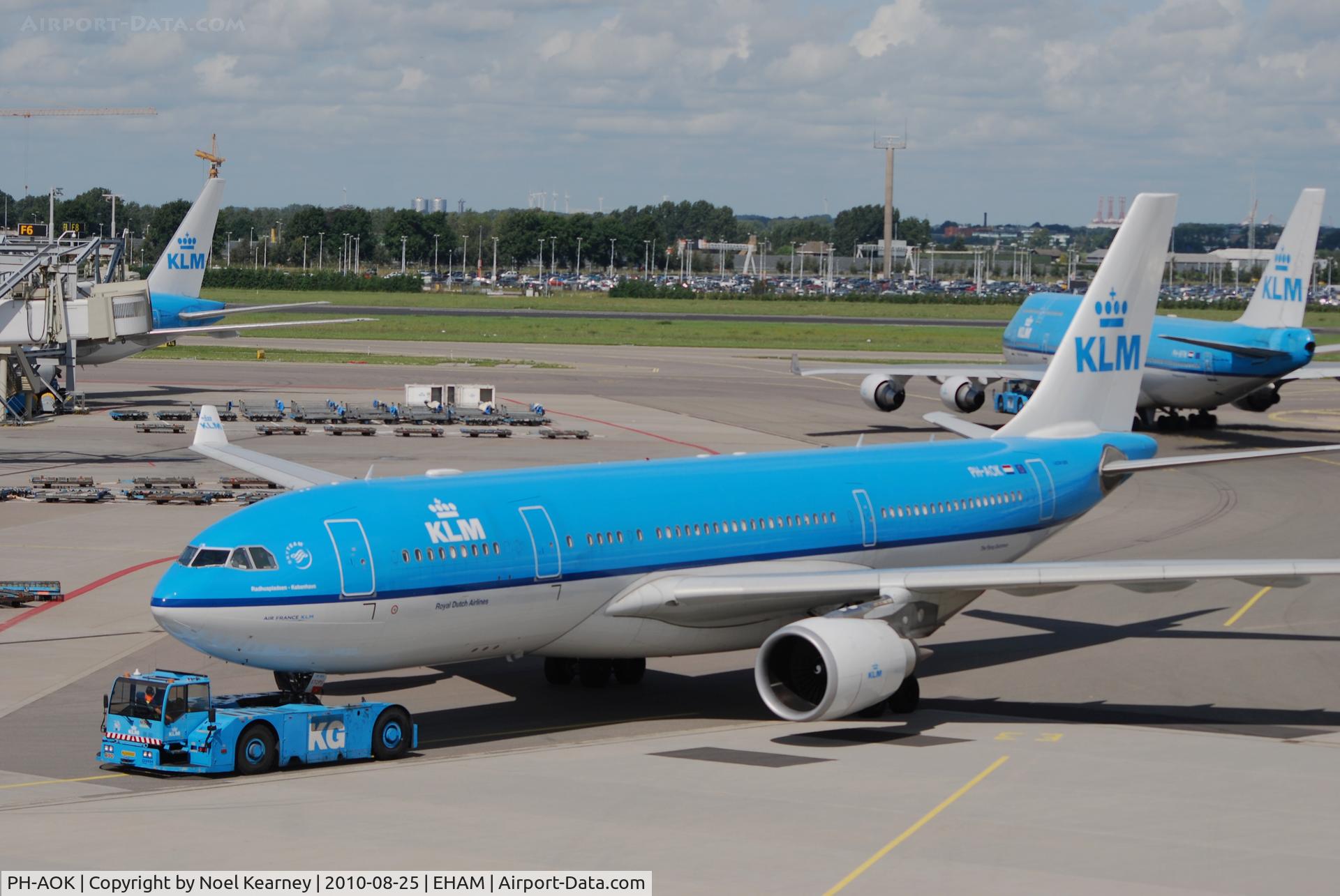 PH-AOK, 2007 Airbus A330-203 C/N 834, K.L.M. - ROYAL DUTCH AIRLINES