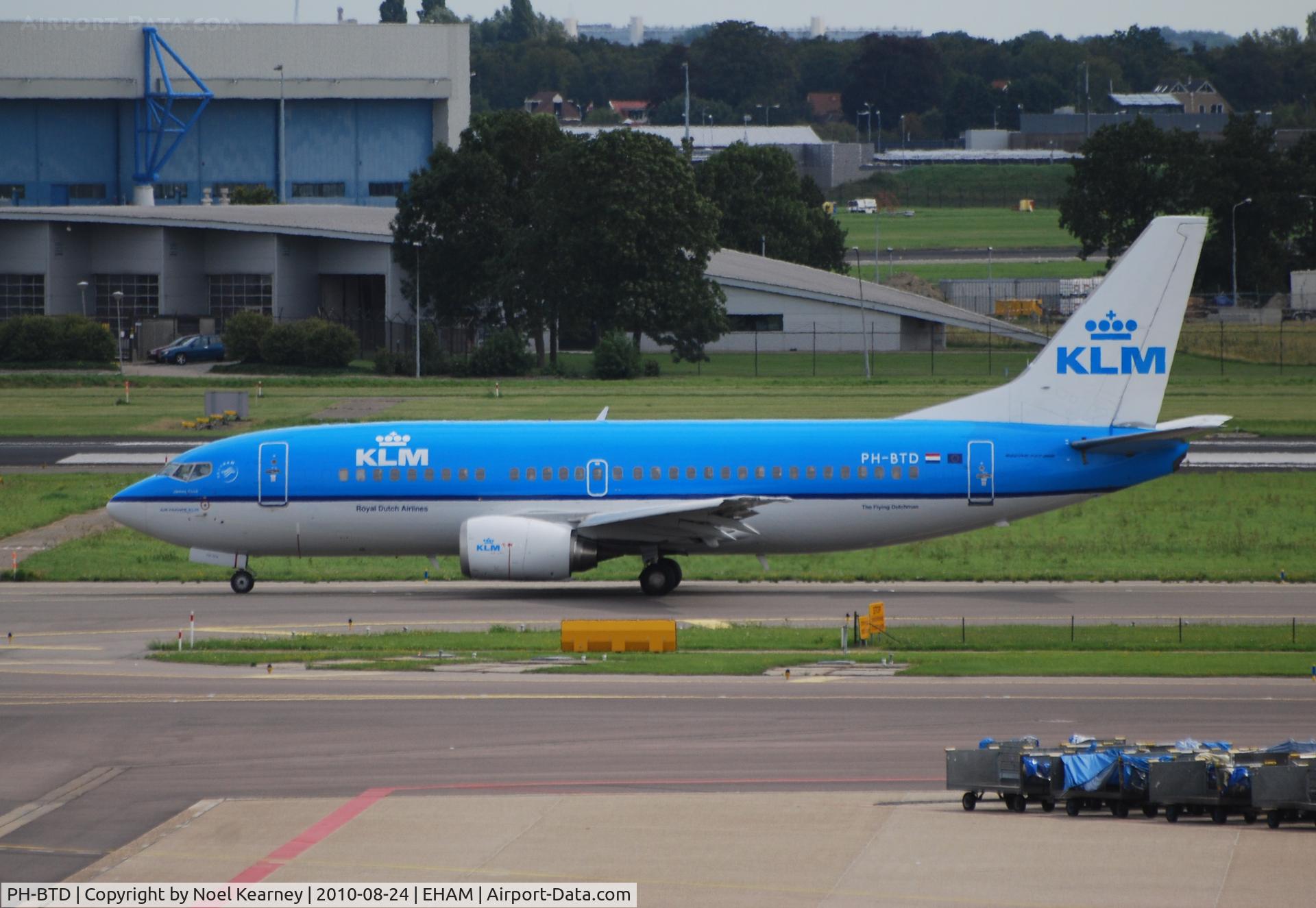 PH-BTD, 1992 Boeing 737-306 C/N 27420, K.L.M. - ROYAL DUTCH AIRLINES